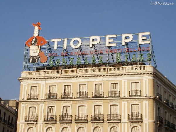 Tio Pepe Sign - Puerta del Sol