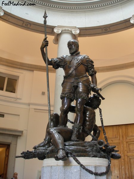 Sculpture: The Emperor Charles V Subduing Rage