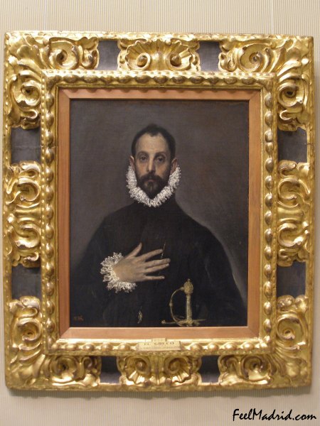 The Nobleman with a Hand on His Chest by El Greco