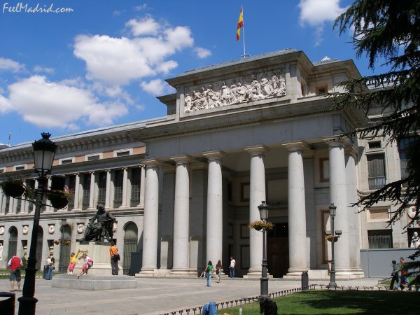 Main faade of the Prado Museum