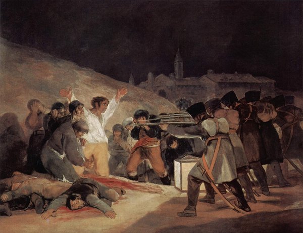 The Executions of Prncipe Po Hill by Goya